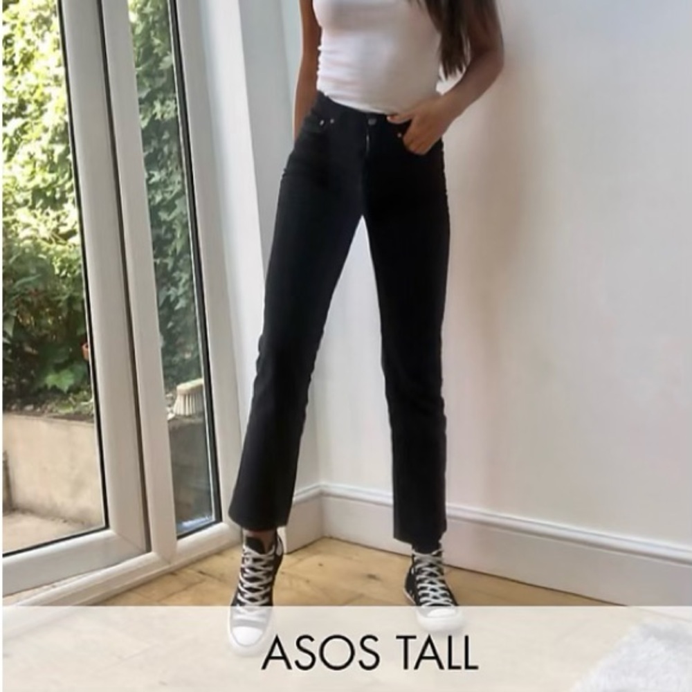 ASOS Tall High Rise stretch ‘slim’ straight leg 26 Tall Long